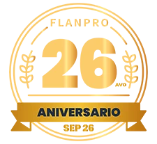 LOGO FLANPRO ANIVERSARIO
